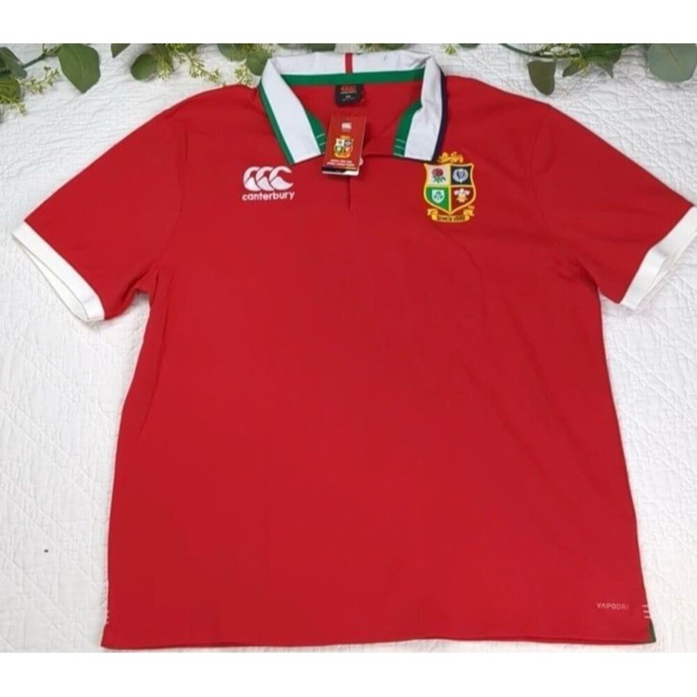 Canterbury Red Classic Jersey Red Size S Short Sleeve British and Irish Lions